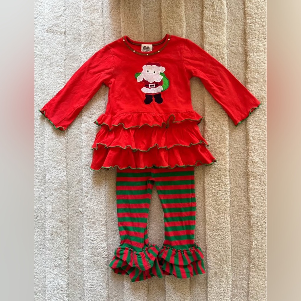 Ann Loren baby girl Christmas outfit